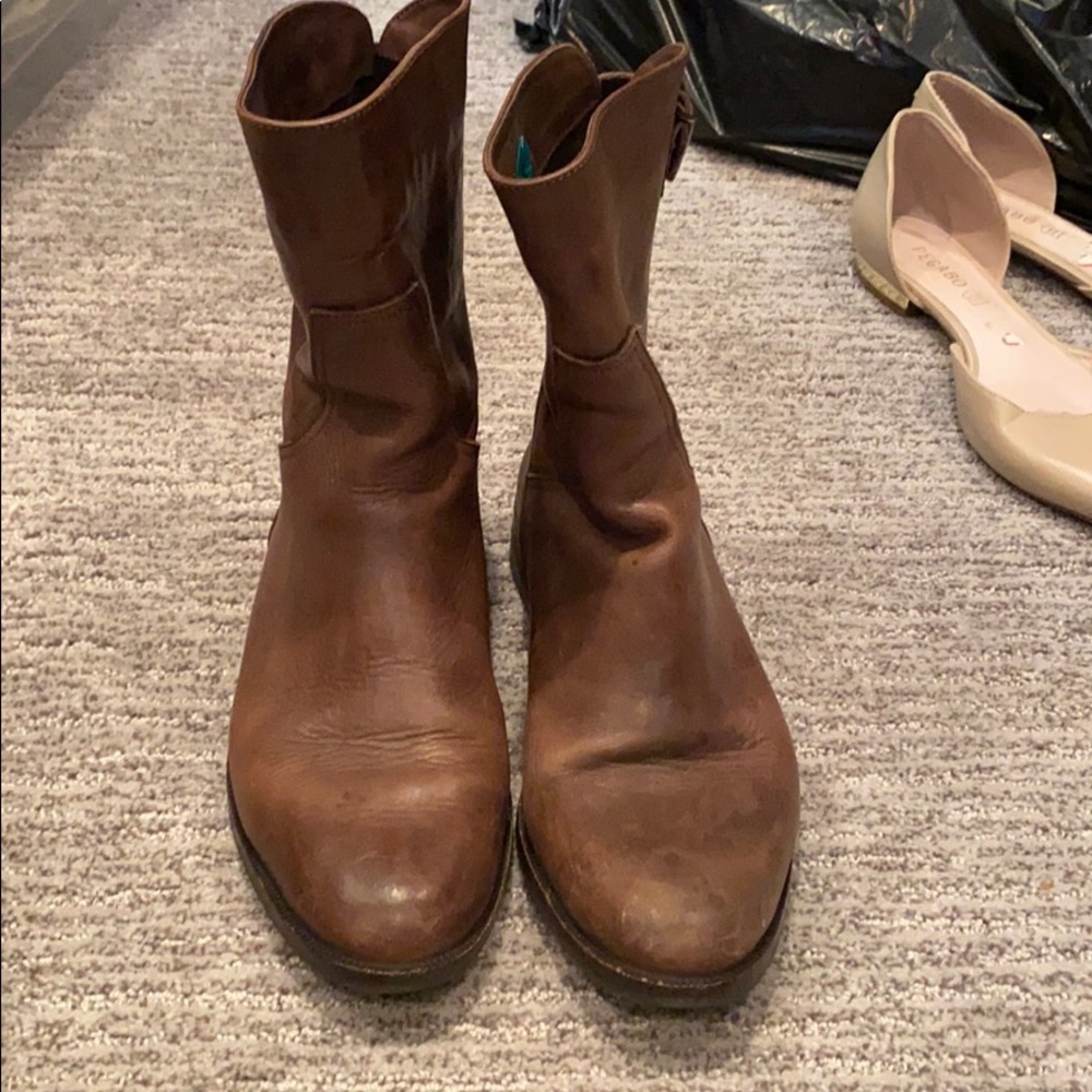 Italian Leather Ankle booties
